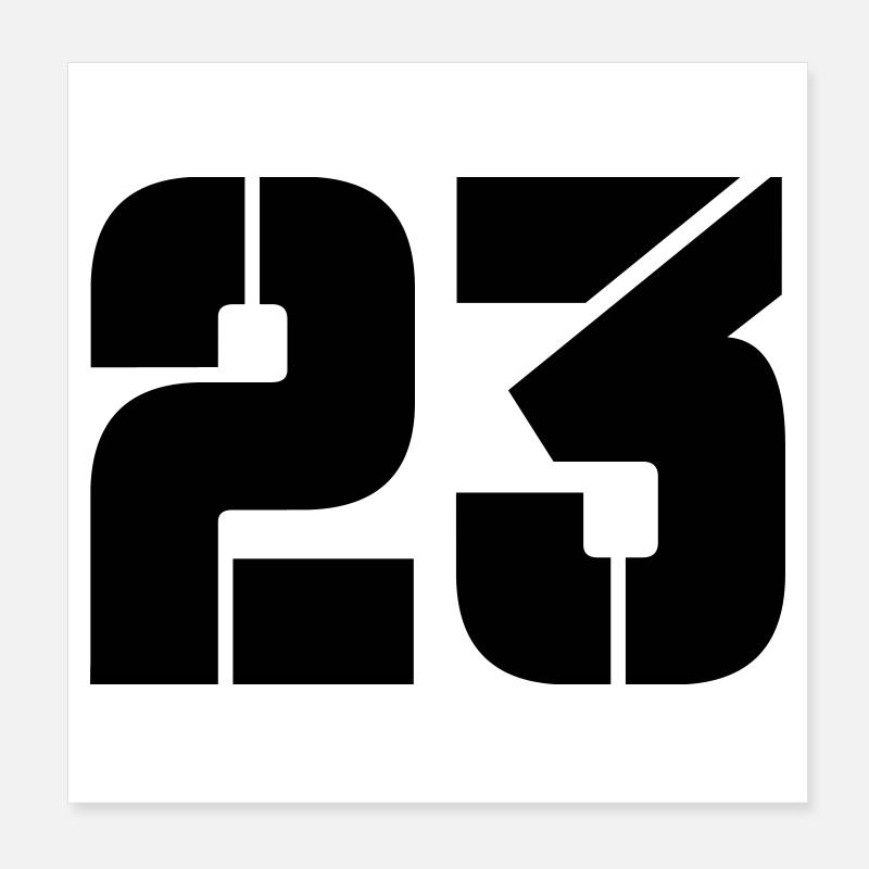 23 Poster 20x20 cm