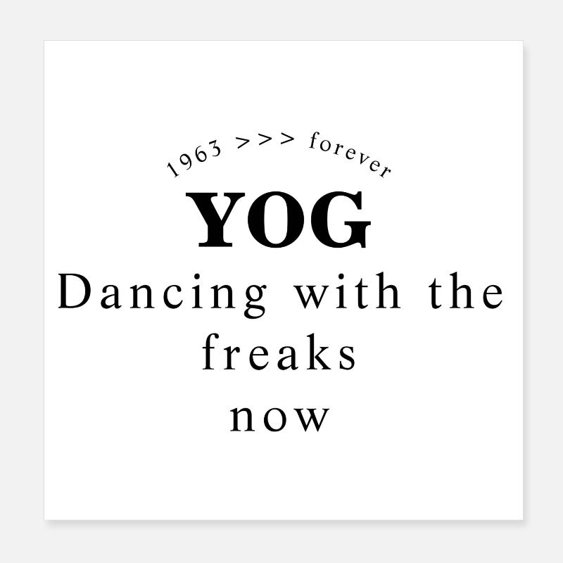 George Michael YOG Dancing with the freaks now Poster 20x20 cm