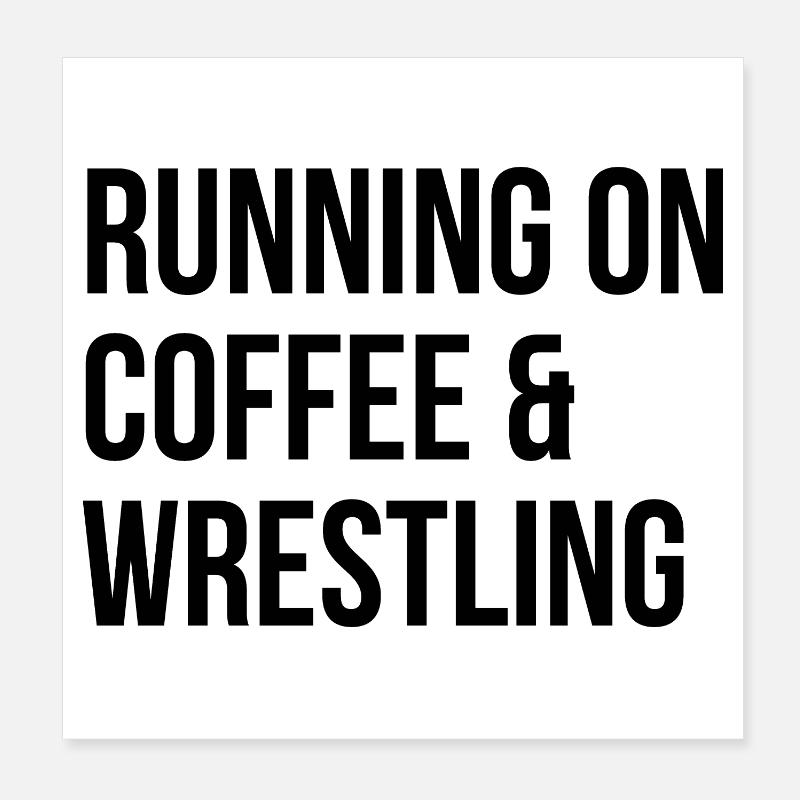 Lutte Lutte Lutte Poster 20 x 20 cm