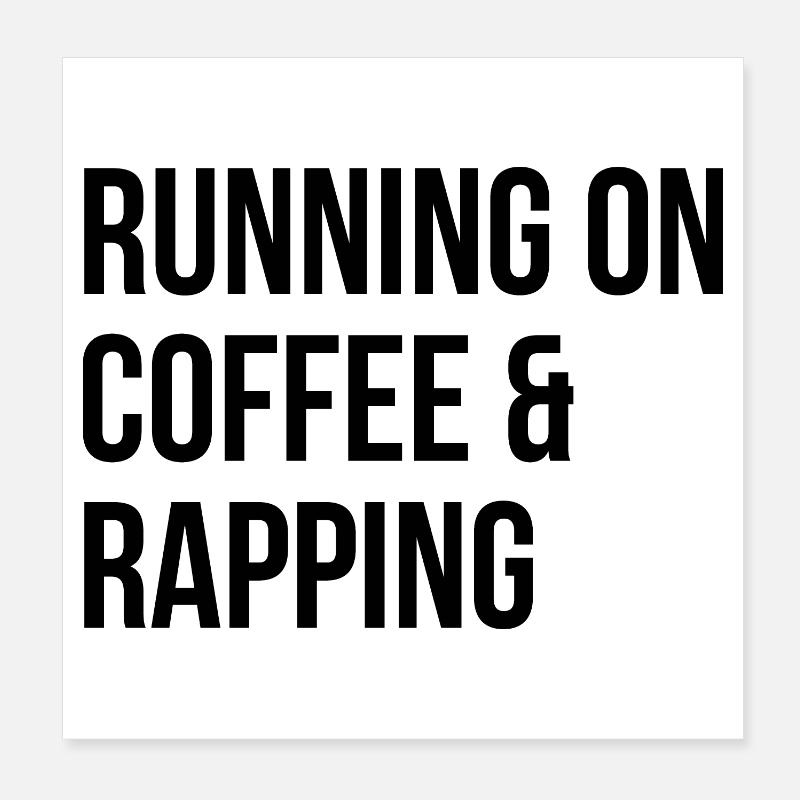 Rap Rap Rap Poster 20x20 cm