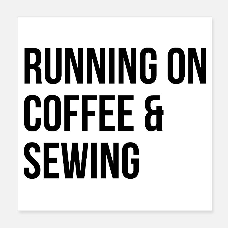 Sewing Poster 8" x 8" (20x20 cm)