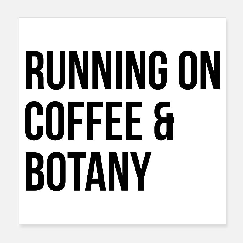 botanique Poster 20 x 20 cm