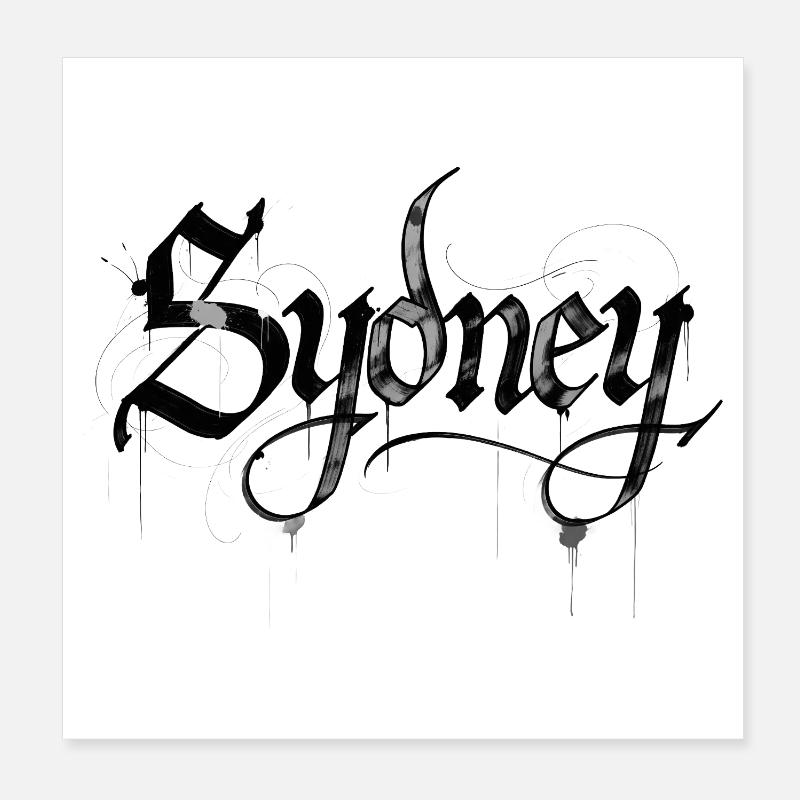 Sydney Poster 20 x 20 cm