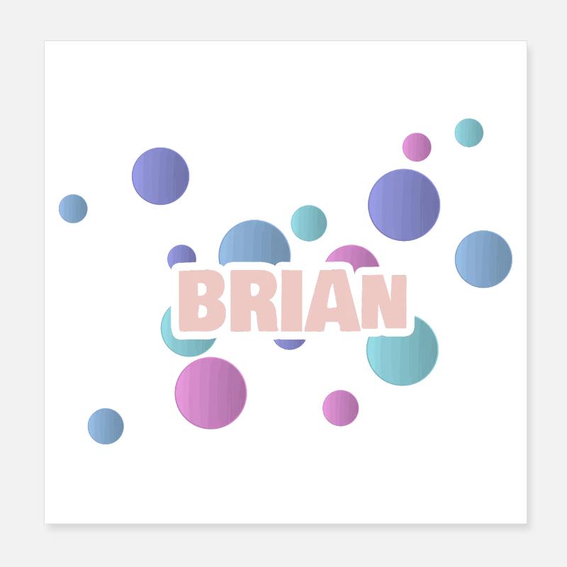 Brian Brian Poster 20x20 cm