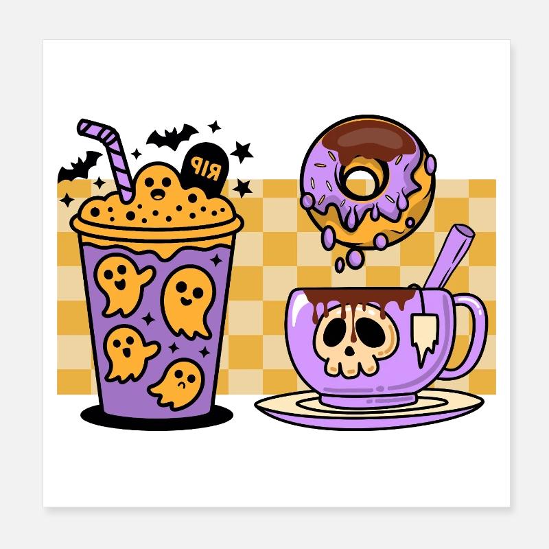 COFFEE_TIME Poster 20 x 20 cm