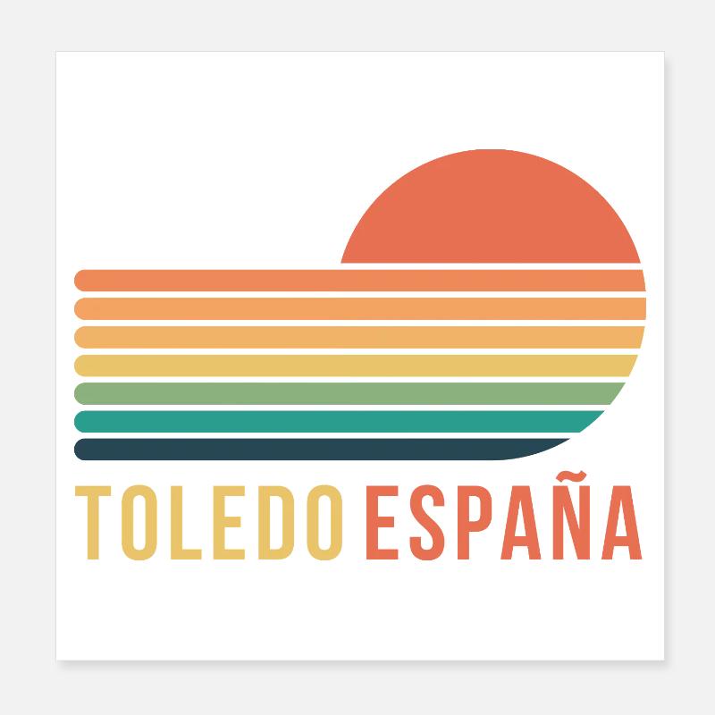 Tolède, Espagne Poster 20 x 20 cm