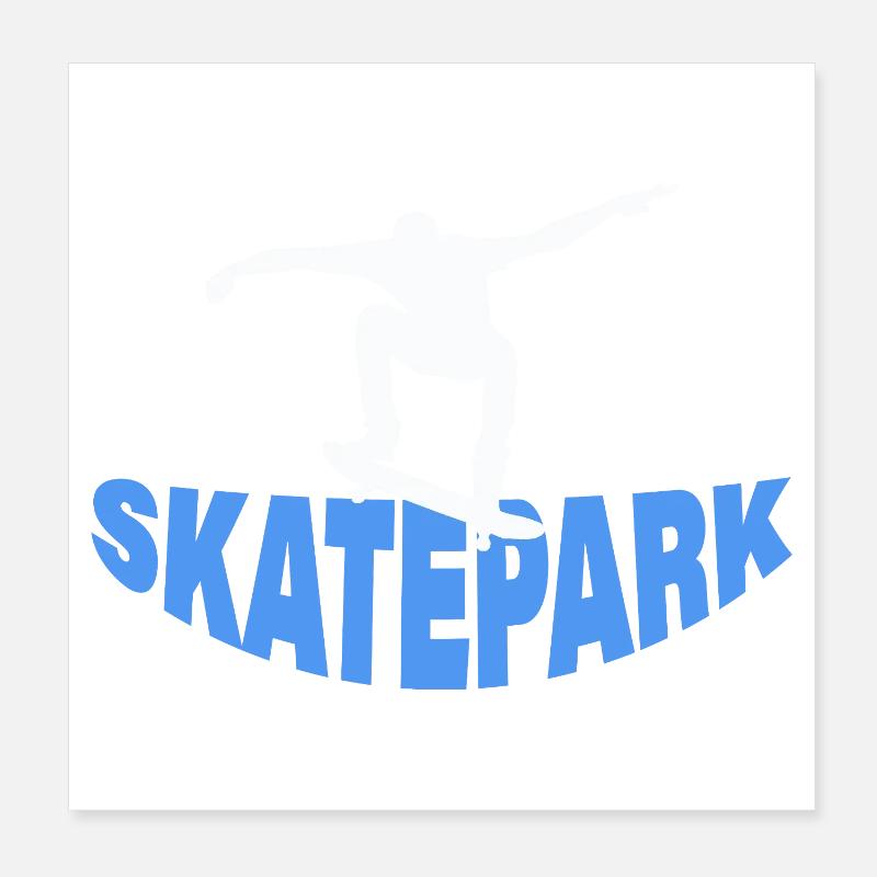 SKATEPARK Poster 20x20 cm