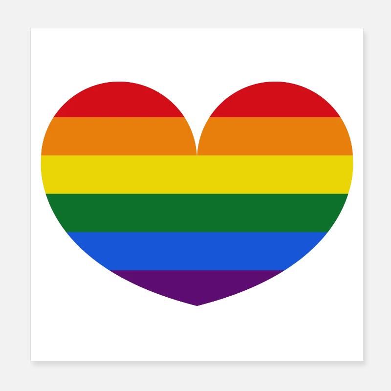 Drapeau gay Poster 20 x 20 cm