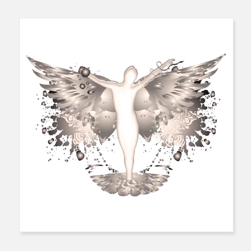 Ange Poster 20 x 20 cm
