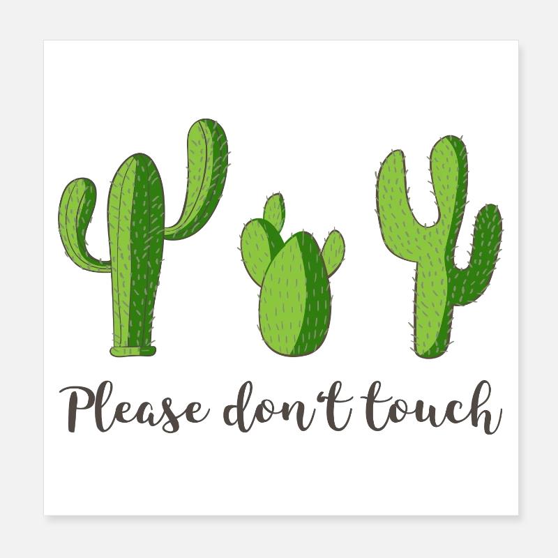 Cactus Poster 20 x 20 cm