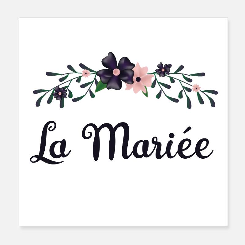 The Bride - Bucolic Collection -customizable Poster 8" x 8" (20x20 cm)