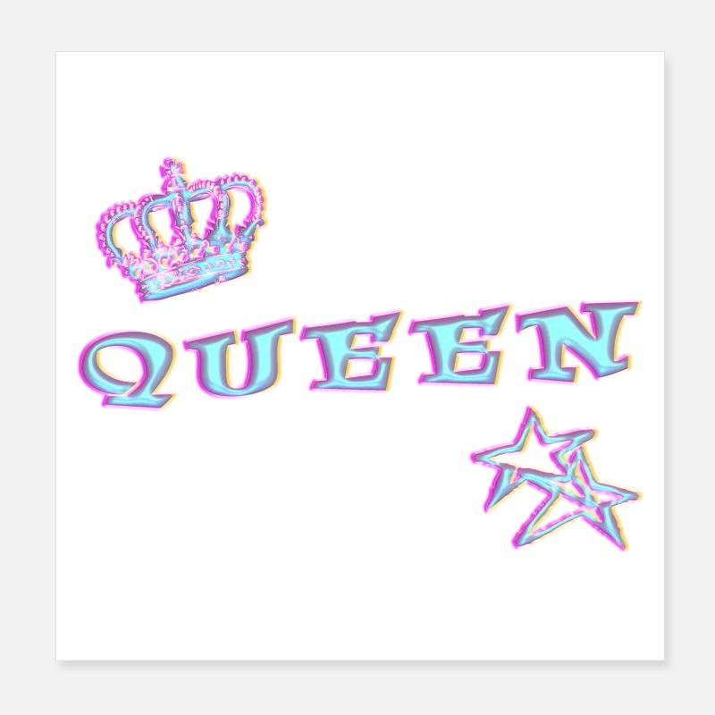 Queen Poster 20 x 20 cm
