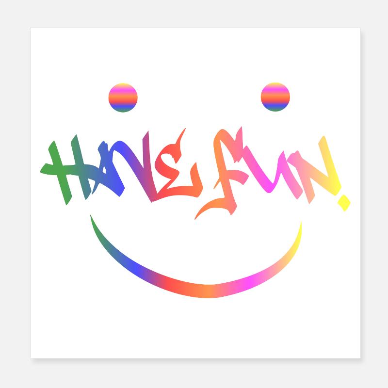 Amusez-vous Poster 20 x 20 cm