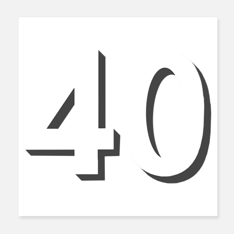 40 hell, feiern Poster 20x20 cm