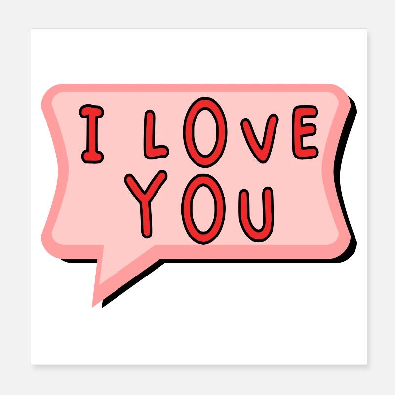 LOVE. COUPLE. JUST MARRIED. EVJF. SAINT VALENTIN. Poster 20 x 20 cm