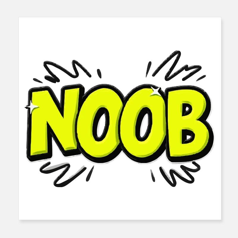 Noob Poster 20x20 cm