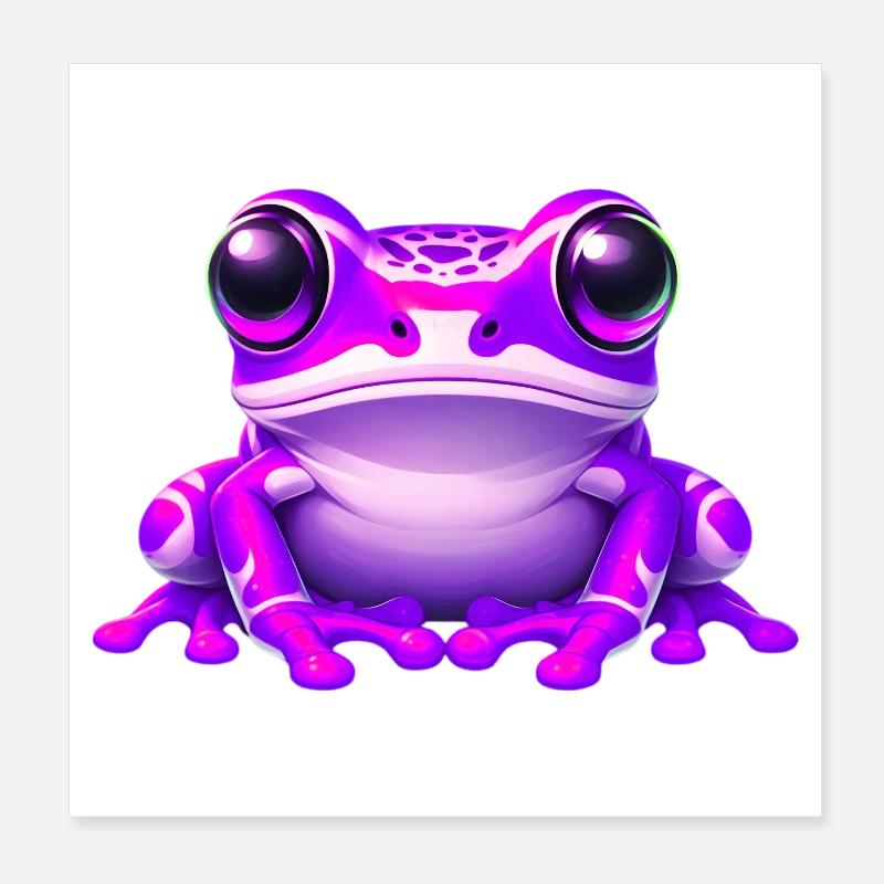 Grenouille Poster 20 x 20 cm
