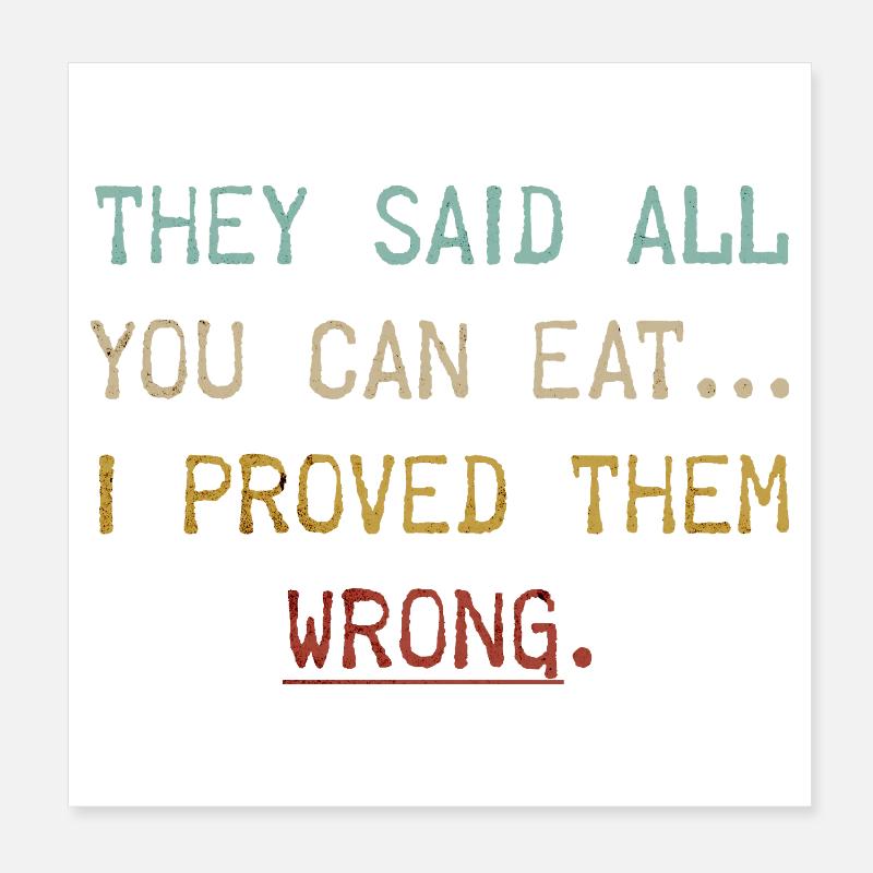 Essen Saying Poster 8" x 8" (20x20 cm)