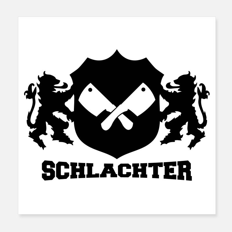 schlachter_wappen Poster 20x20 cm
