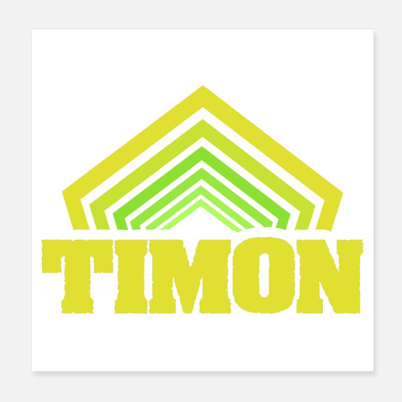 Timon Poster 20x20 cm