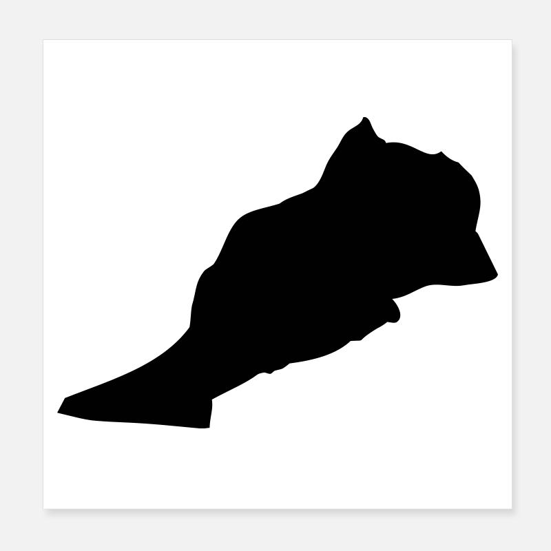 Marokko Maroc Poster 20 x 20 cm