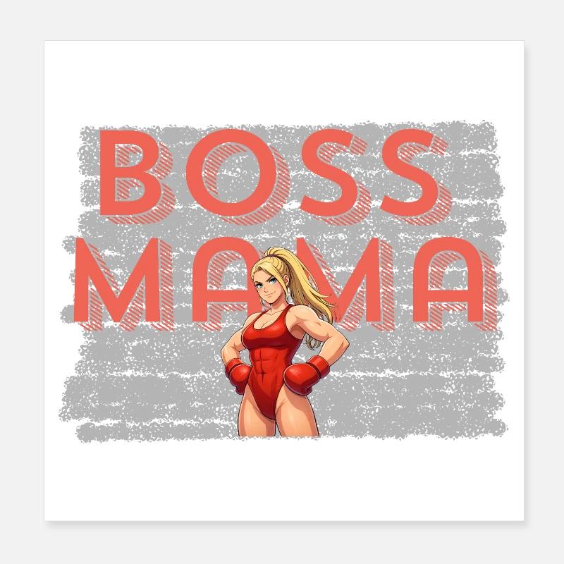  Mama Kraftfigur Poster 20x20 cm