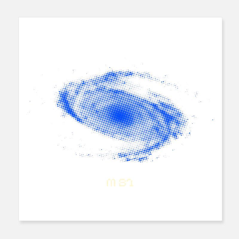 M81 - Bode's Galaxy Poster 8" x 8" (20x20 cm)