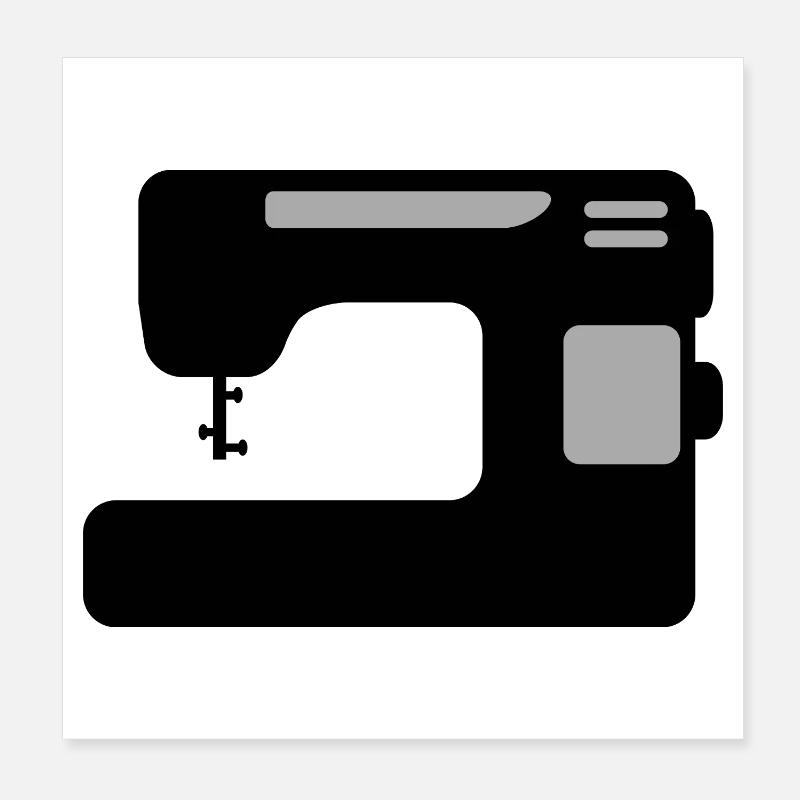 sewing machine Poster 8" x 8" (20x20 cm)