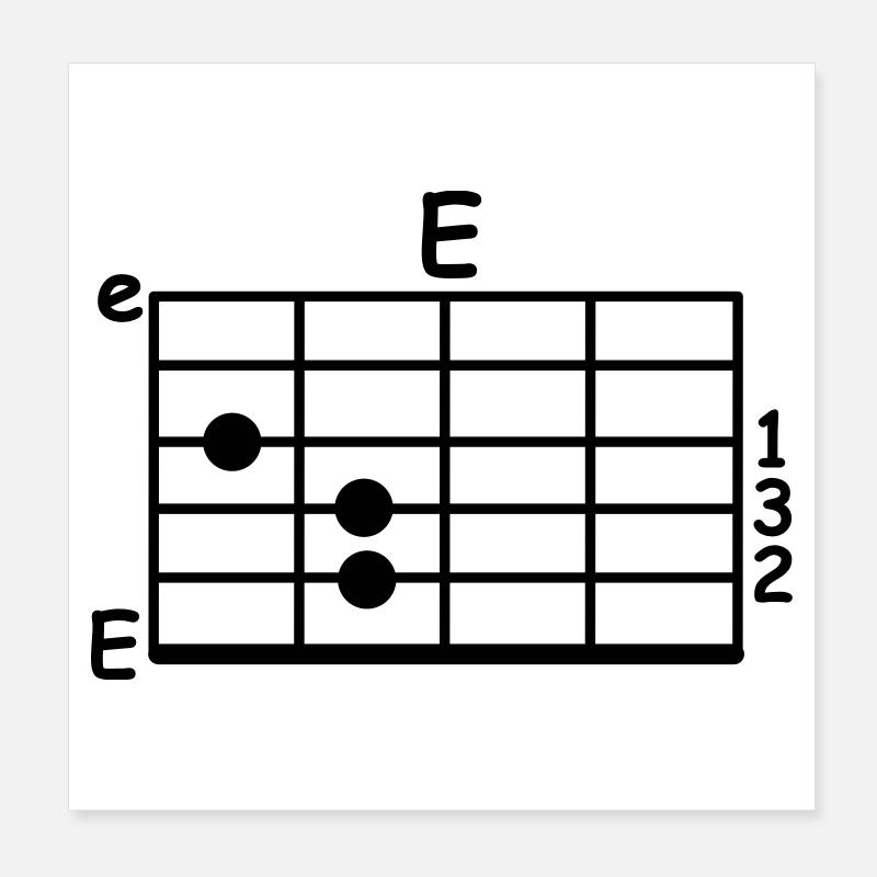 chord Poster 8" x 8" (20x20 cm)