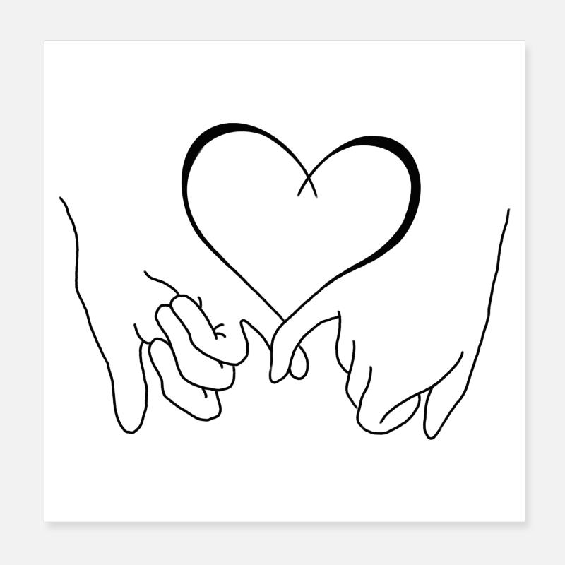 Meilleurs ami Poster 20 x 20 cm