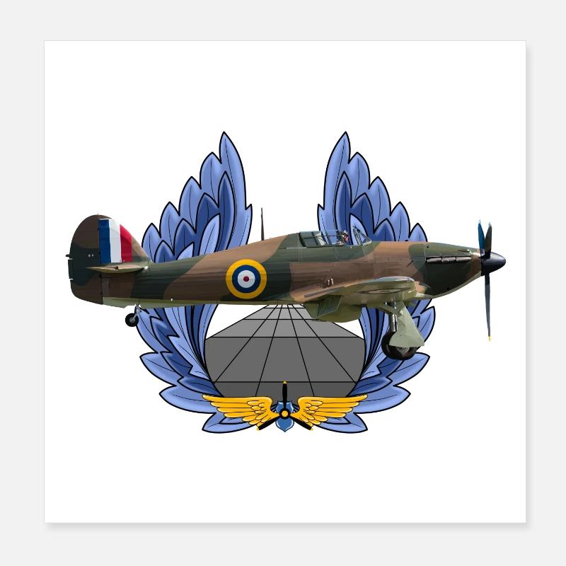 Ouragan Poster 20 x 20 cm