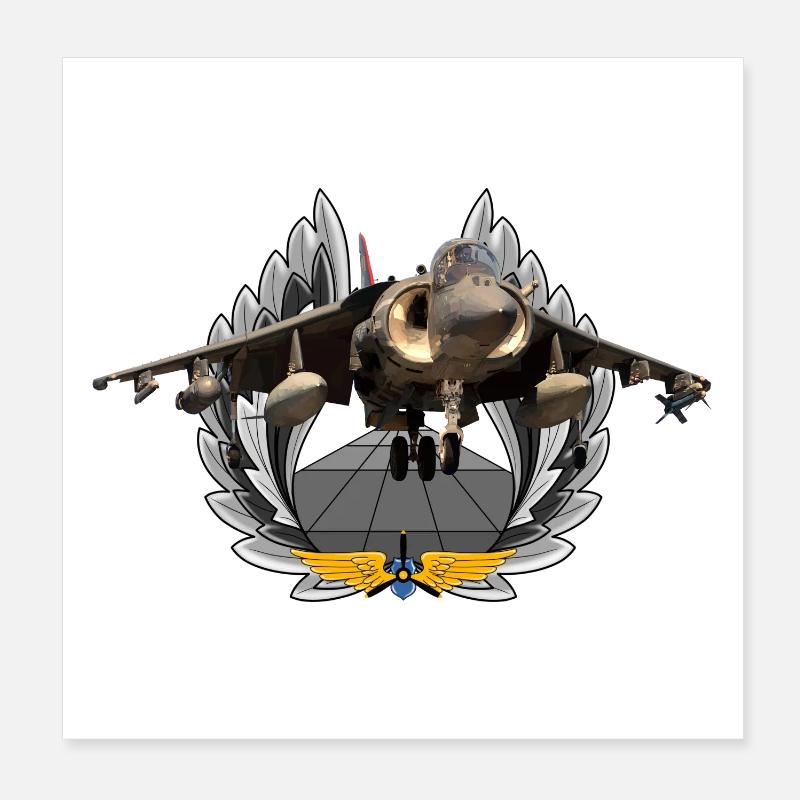 Busard Poster 20 x 20 cm