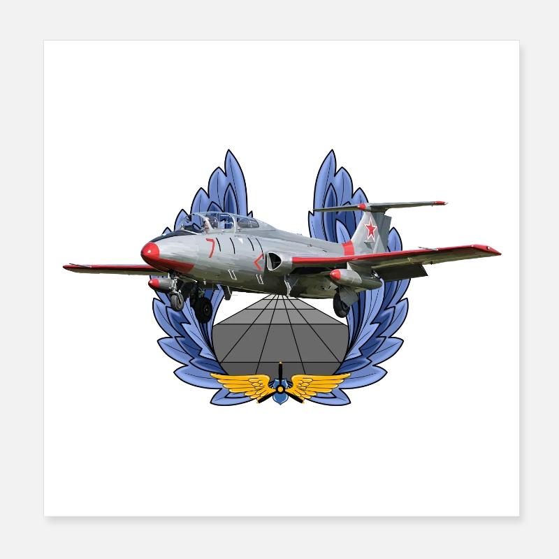 L-29 Poster 20 x 20 cm