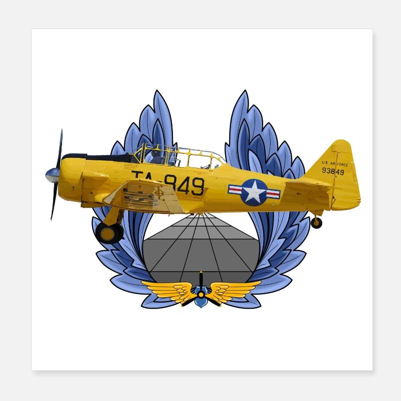 Texan Poster 20 x 20 cm