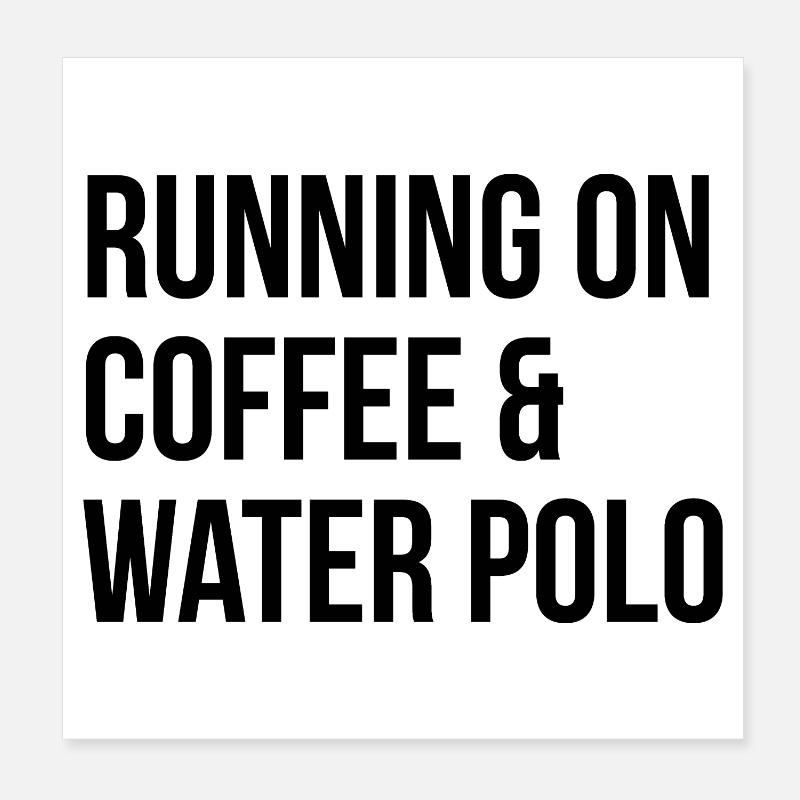 Water Polo Poster 8" x 8" (20x20 cm)