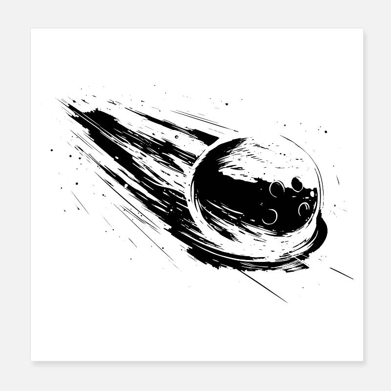 Bowling ball Poster 8" x 8" (20x20 cm)