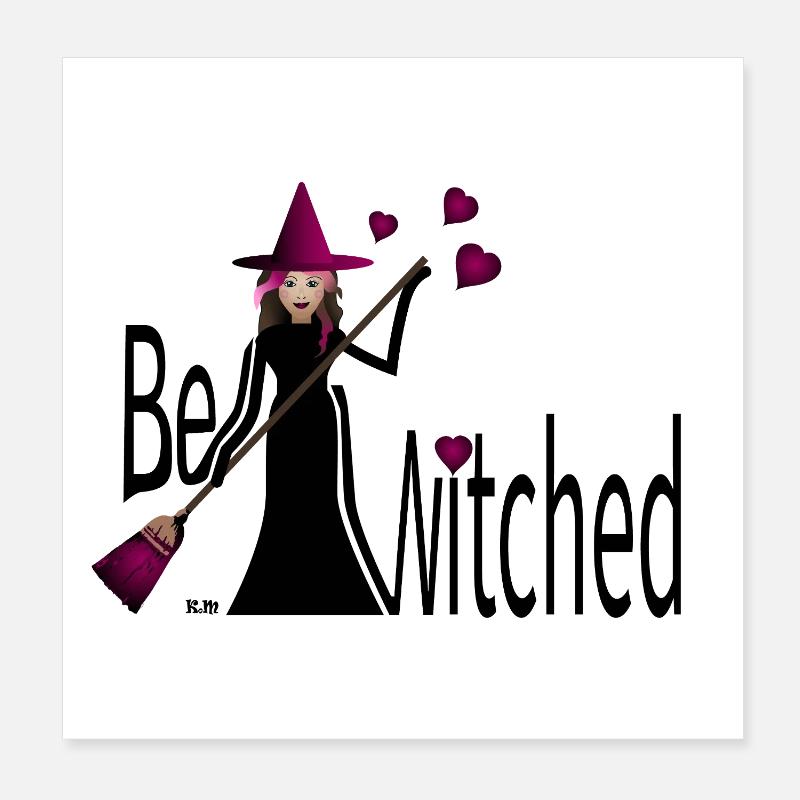 Sorcière Poster 20 x 20 cm