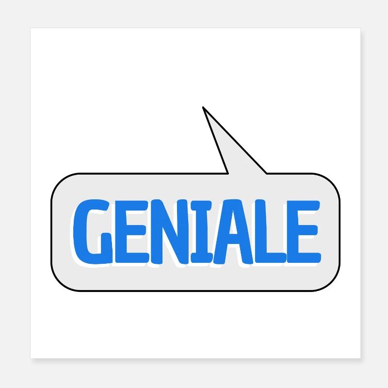 brillant Poster 20x20 cm
