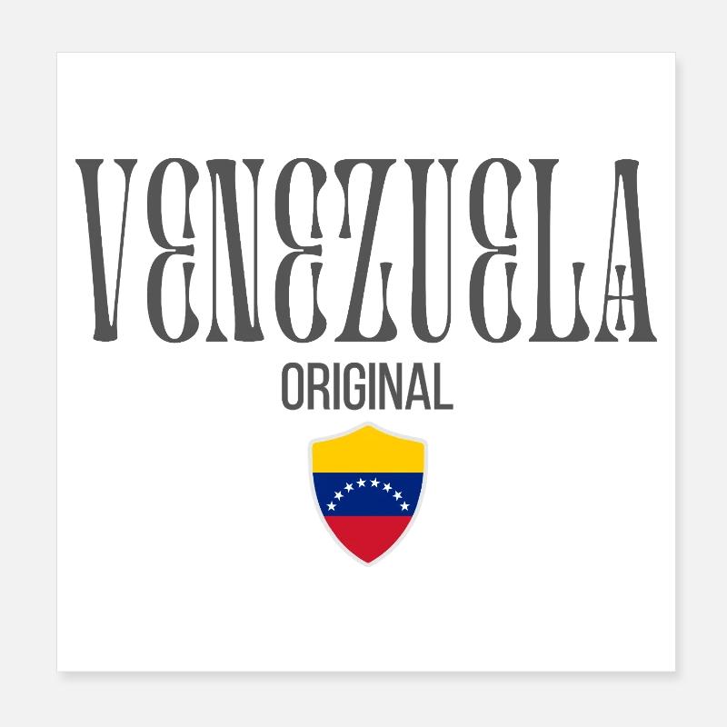 Originally from Venezuela, born in Venezuela Poster 8" x 8" (20x20 cm)