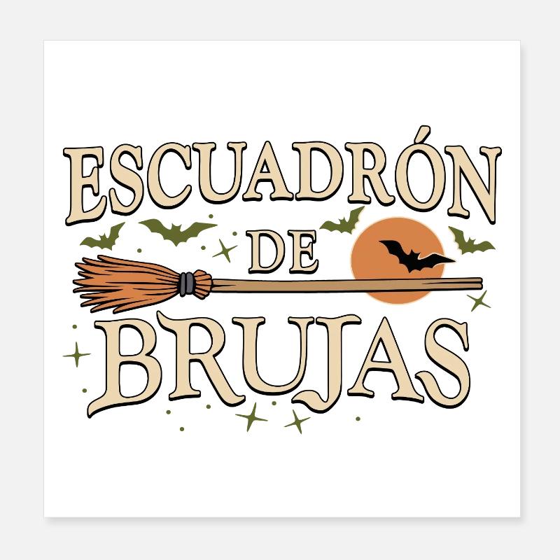 Escouade de sorcières Poster 20 x 20 cm