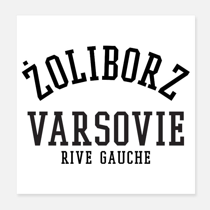 Zoliborz Varsovie Poster 20 x 20 cm