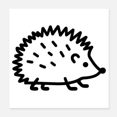 riccio Poster 20x20 cm