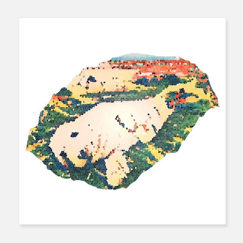 Robbe Poster 20x20 cm