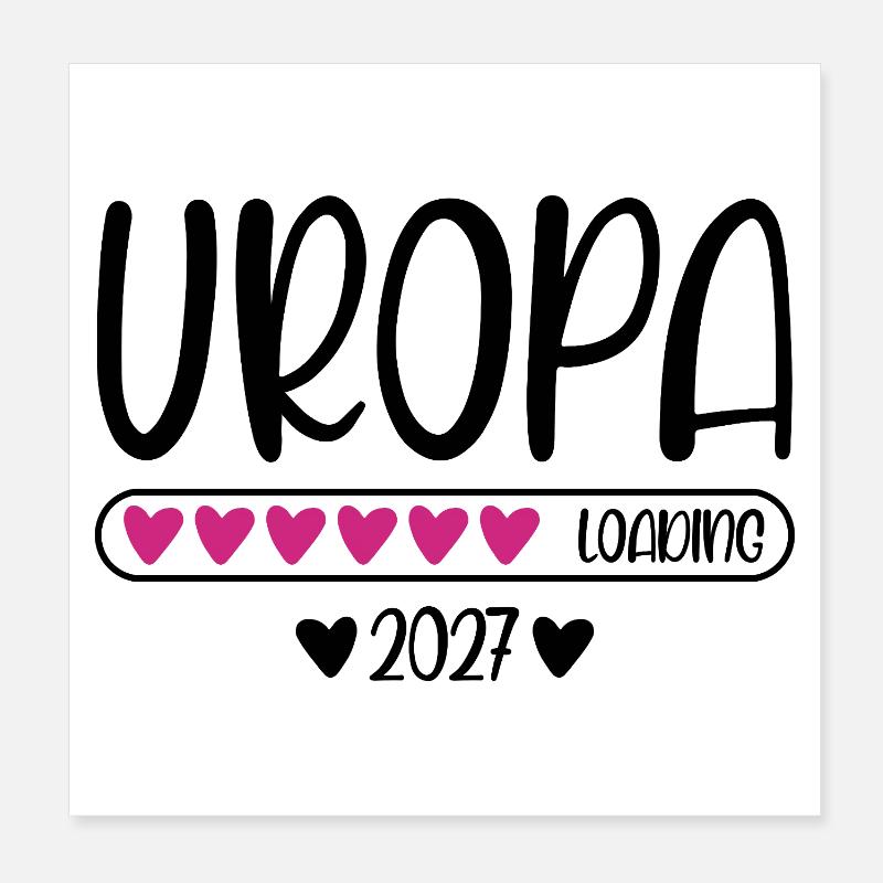 Great-grandpa 2027 loading with heart loading bar Poster 8" x 8" (20x20 cm)