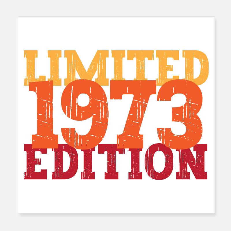 Vintage 1973 Poster 20x20 cm