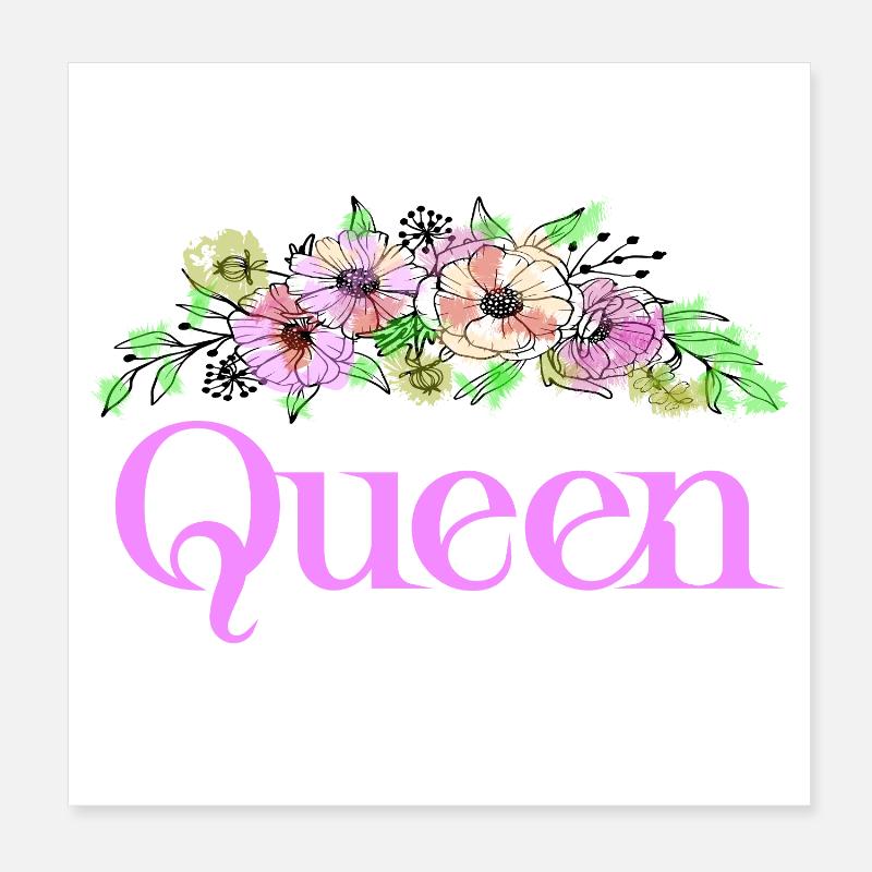 Queen Poster 20 x 20 cm