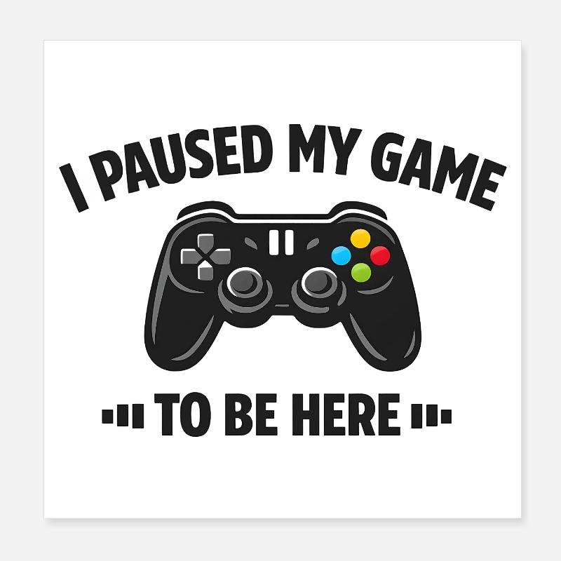 Conception de jeux Poster 20 x 20 cm