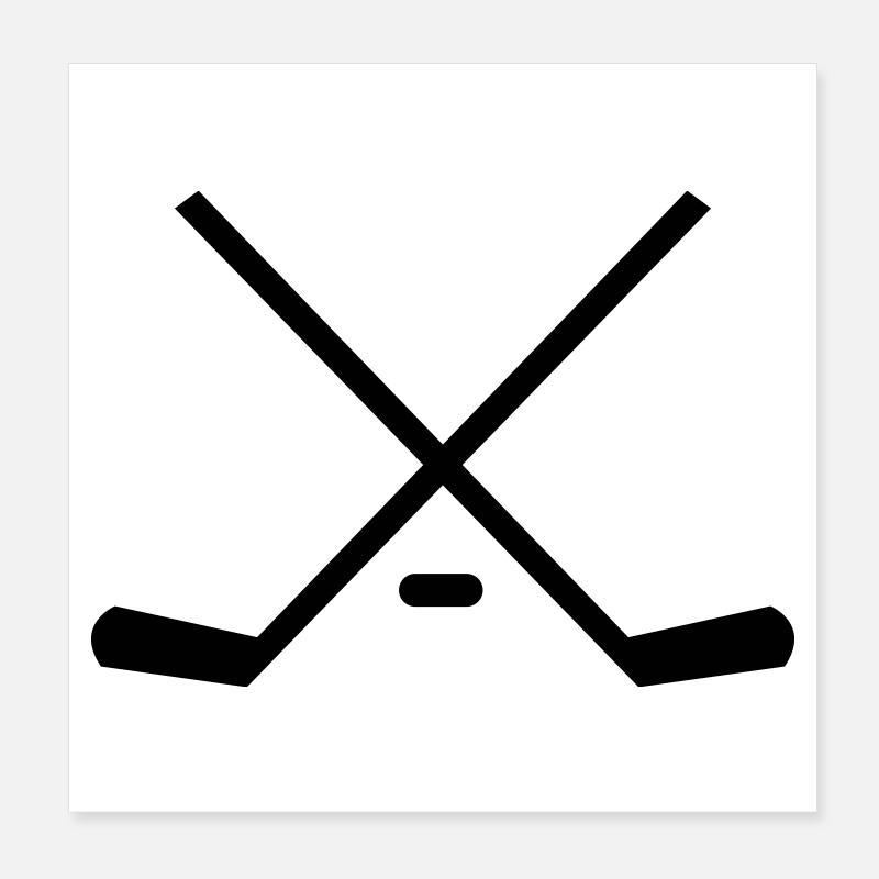 Hockey Poster 20 x 20 cm