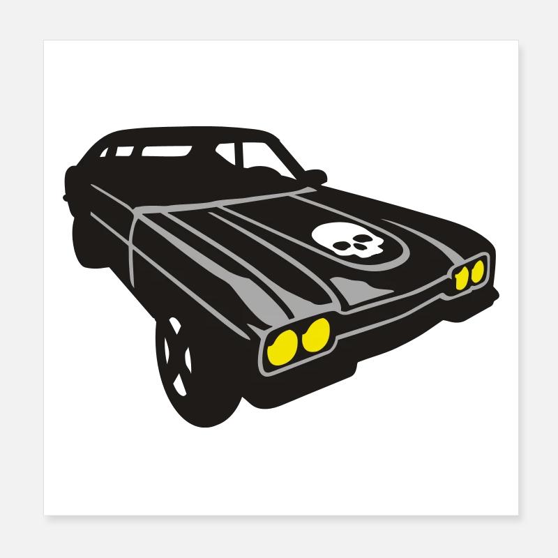 666 ride Poster 20 x 20 cm