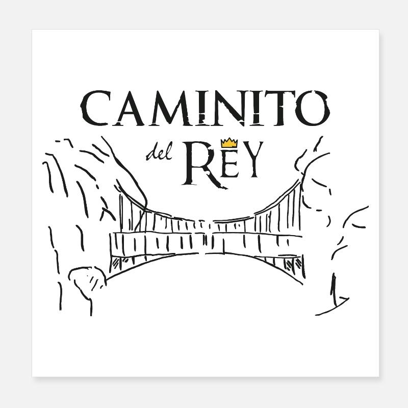 Caminito Poster 20 x 20 cm